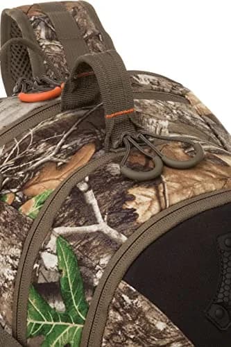 Timber Hawk Big Basin Camouflage Hunting Day Pack Backpack with Quiet Cloth Technology (Realtree Edge Camo) | Large Capacity Hunting Pack thumbnail 6