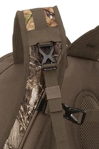 Timber Hawk Big Basin Camouflage Hunting Day Pack Backpack with Quiet Cloth Technology (Realtree Edge Camo) | Large Capacity Hunting Pack thumbnail 2