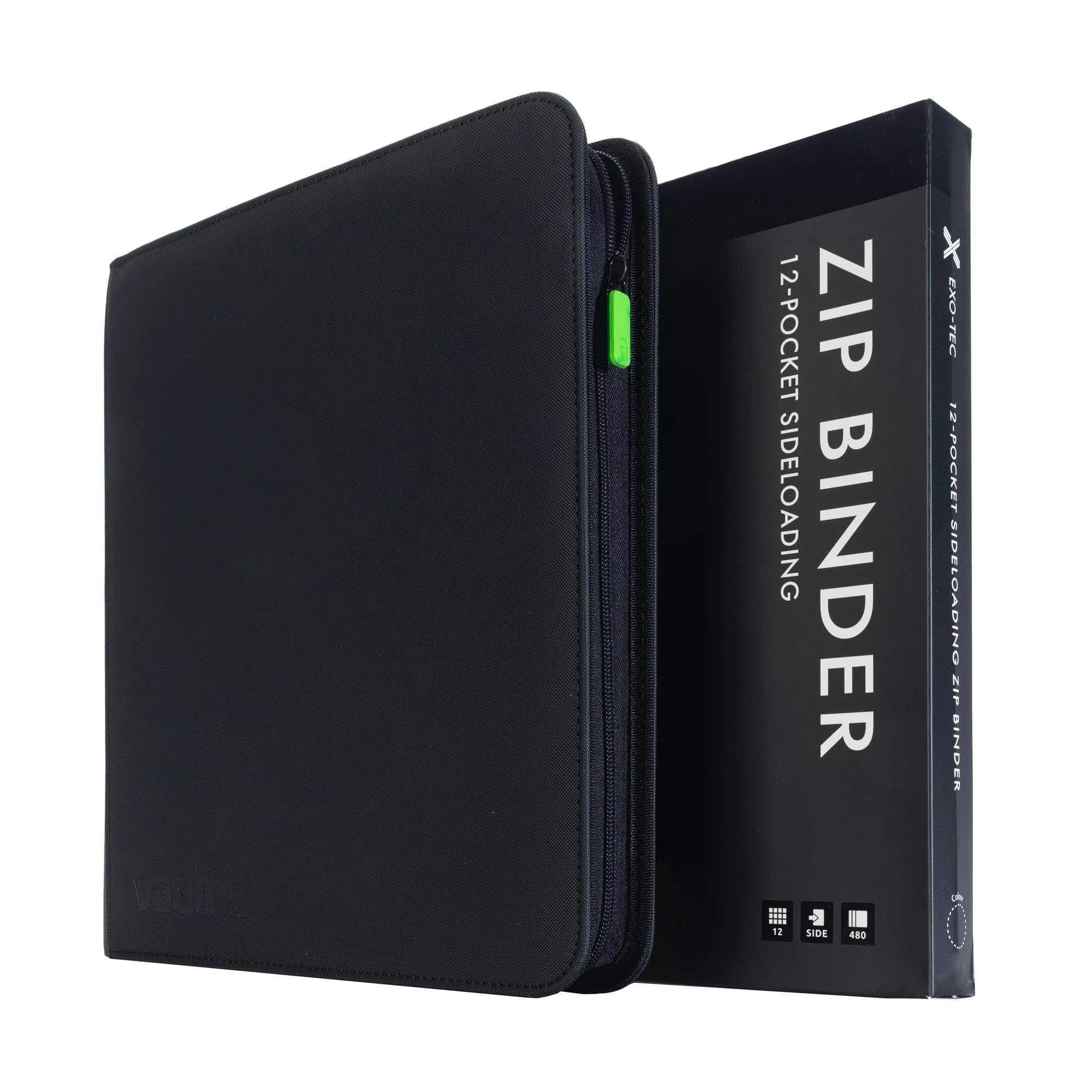 Vault X 12 Pocket Zip Binder, 480 Cards, Exo-Tec Material, 20 Pages, Purple | Premium Card Storage for Collectors - main product image