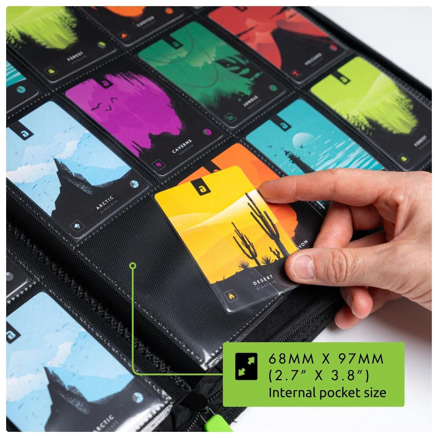Vault X 12 Pocket Zip Binder, 480 Cards, Exo-Tec Material, 20 Pages, Purple | Premium Card Storage for Collectors - view 4