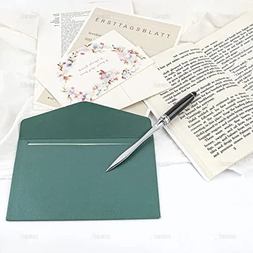 AUEAR Black Metal Letter Opener | 16 cm (6.3 inch) Envelope Slitter thumbnail 4