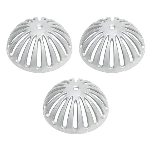 Leyso Heavy Duty Aluminum Dome Floor Drain Cover and Drain Strainer 5-1/4" | Commercial-Grade Outdoor Drain Cover thumbnail 1