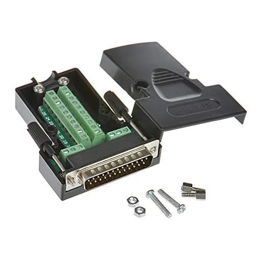 ANMBEST DB25 Solderless RS232 Serial Adapter Male | Durable, Easy Wiring, High Compatibility (70-120 chars) thumbnail 1