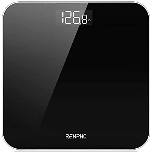 RENPHO Digital Bathroom Scale for Body Weight, 400lbs (180kg) with LED Display, Core 1S | Accurate to 0.1lb (0.05kg) thumbnail 1