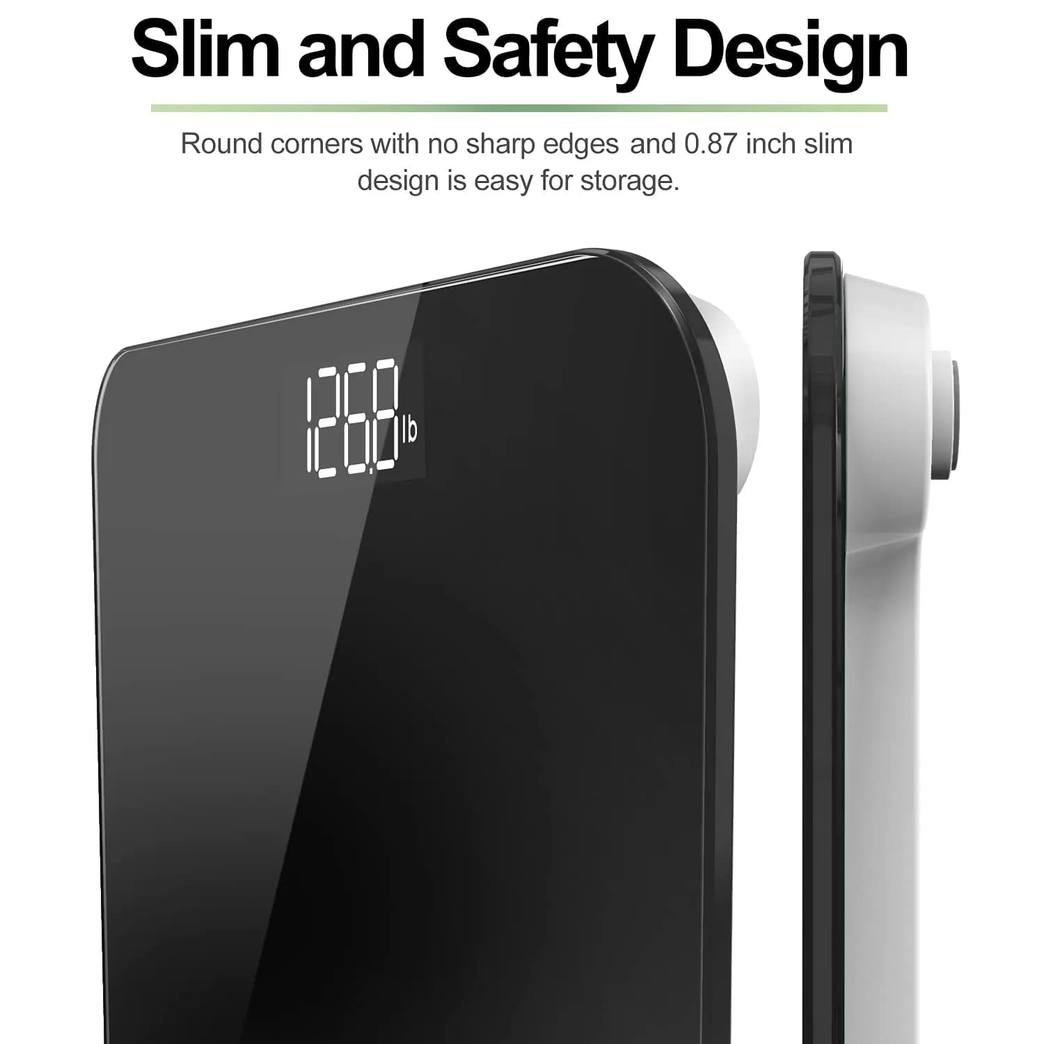 RENPHO Digital Bathroom Scale for Body Weight, 400lbs (180kg) with LED Display, Core 1S | Accurate to 0.1lb (0.05kg) thumbnail 5