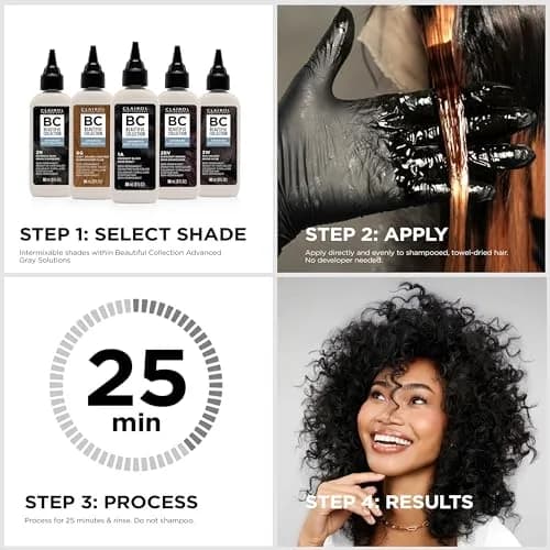 Clairol Professional Beautiful Collection Advanced Gray Solutions 3 Fl Oz | Gray Coverage & Moisturizing thumbnail 4