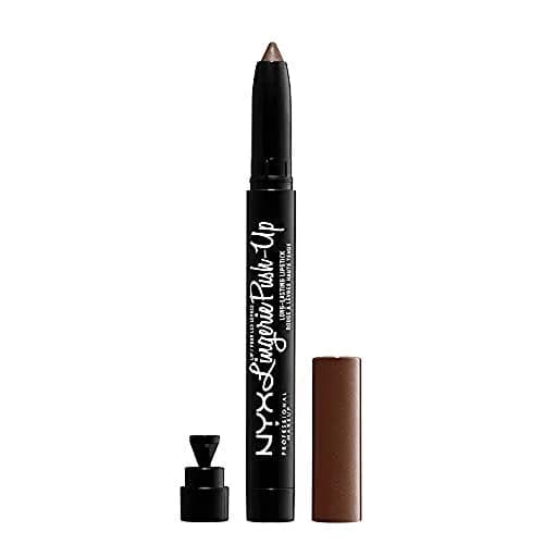 NYX PROFESSIONAL MAKEUP Lip Lingerie Push-Up Long Lasting Plumping Lipstick - After Hours (Warm Brown Nude) | Matte Nude Lipstick with Plumping Power thumbnail 1