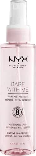 NYX PROFESSIONAL MAKEUP Bare With Me Multitasking Face Primer & Setting Spray 125ml (4.39 Fl Oz) | Vegan Formula for Dewy Glow thumbnail 1