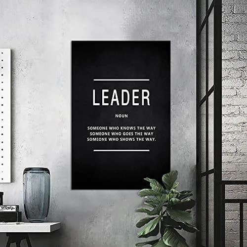 Yatsen Bridge Inspirational Wall Art Leader Noun 24" x 36" | Motivational Canvas Decor for Home & Office thumbnail 4
