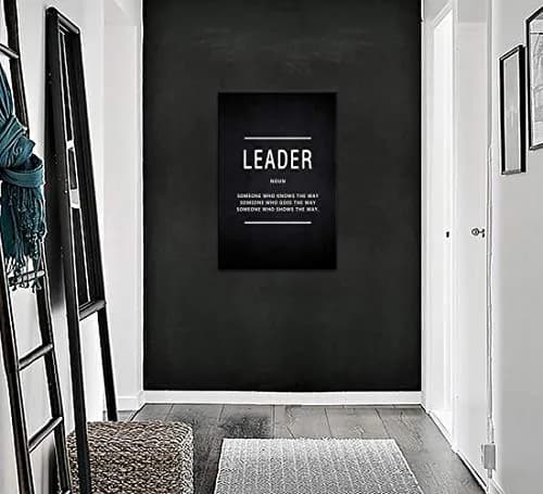 Yatsen Bridge Inspirational Wall Art Leader Noun 24" x 36" | Motivational Canvas Decor for Home & Office thumbnail 5