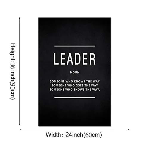 Yatsen Bridge Inspirational Wall Art Leader Noun 24" x 36" | Motivational Canvas Decor for Home & Office thumbnail 7