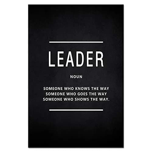 Yatsen Bridge Inspirational Wall Art Leader Noun 24" x 36" | Motivational Canvas Decor for Home & Office thumbnail 9