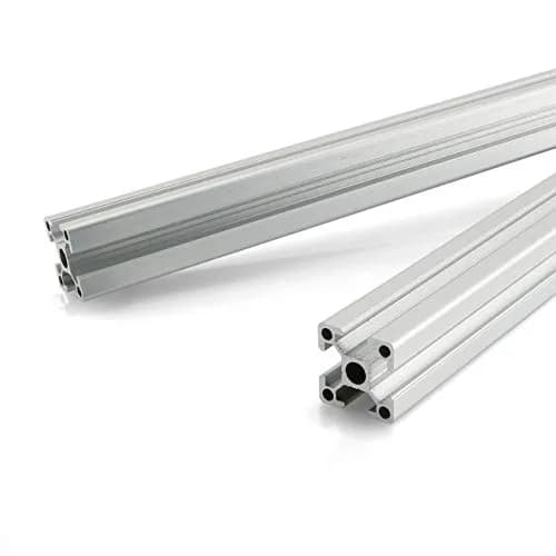 PZRT Aluminum Profile Extrusion 250mm | European Standard Anodized Silver for DIY 3D Printer & CNC (250mm) thumbnail 4