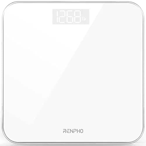 RENPHO Digital Bathroom Scale for Body Weight, 180kg (400lb) | FDA Approved, Accurate Readings thumbnail 1