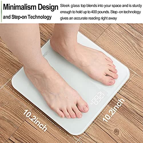 RENPHO Digital Bathroom Scale for Body Weight, 180kg (400lb) | FDA Approved, Accurate Readings thumbnail 6