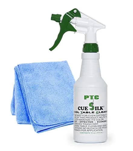 Cue Silk Pool Table Cleaner 16 oz | Fast, Bleach-Free Cleaning Solution for Billiard Tables thumbnail 1