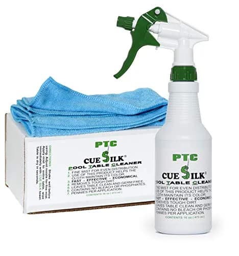Cue Silk Pool Table Cleaner 16 oz | Fast, Bleach-Free Cleaning Solution for Billiard Tables thumbnail 2