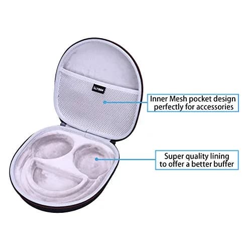 L LTGEM Case for Sony WH-CH720N/WH-CH520 Noise Canceling Wireless Headphones Gray | Hard Travel Cover 9"L thumbnail 4