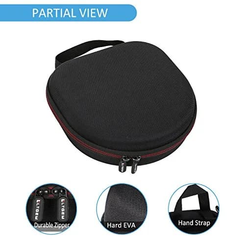 L LTGEM Case for Sony WH-CH720N/WH-CH520 Noise Canceling Wireless Headphones Gray | Hard Travel Cover 9"L thumbnail 3