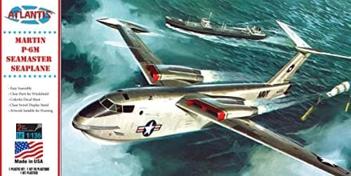 Atlantis ART_CRAFT_KIT 1:136 Martin P6M Seamaster | Vintage Model Kit with Vinyl Tires & Opening Doors thumbnail 1