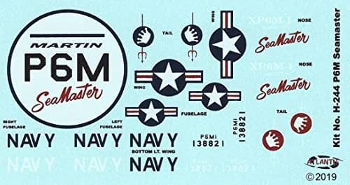 Atlantis ART_CRAFT_KIT 1:136 Martin P6M Seamaster | Vintage Model Kit with Vinyl Tires & Opening Doors thumbnail 2