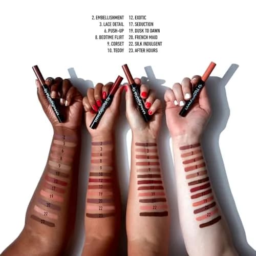 NYX PROFESSIONAL MAKEUP Lip Lingerie Push-Up Lipstick - Silk Indulgence (Baby Pink Nude) | Plumping Matte Finish 0.05 oz (1.4g) thumbnail 2