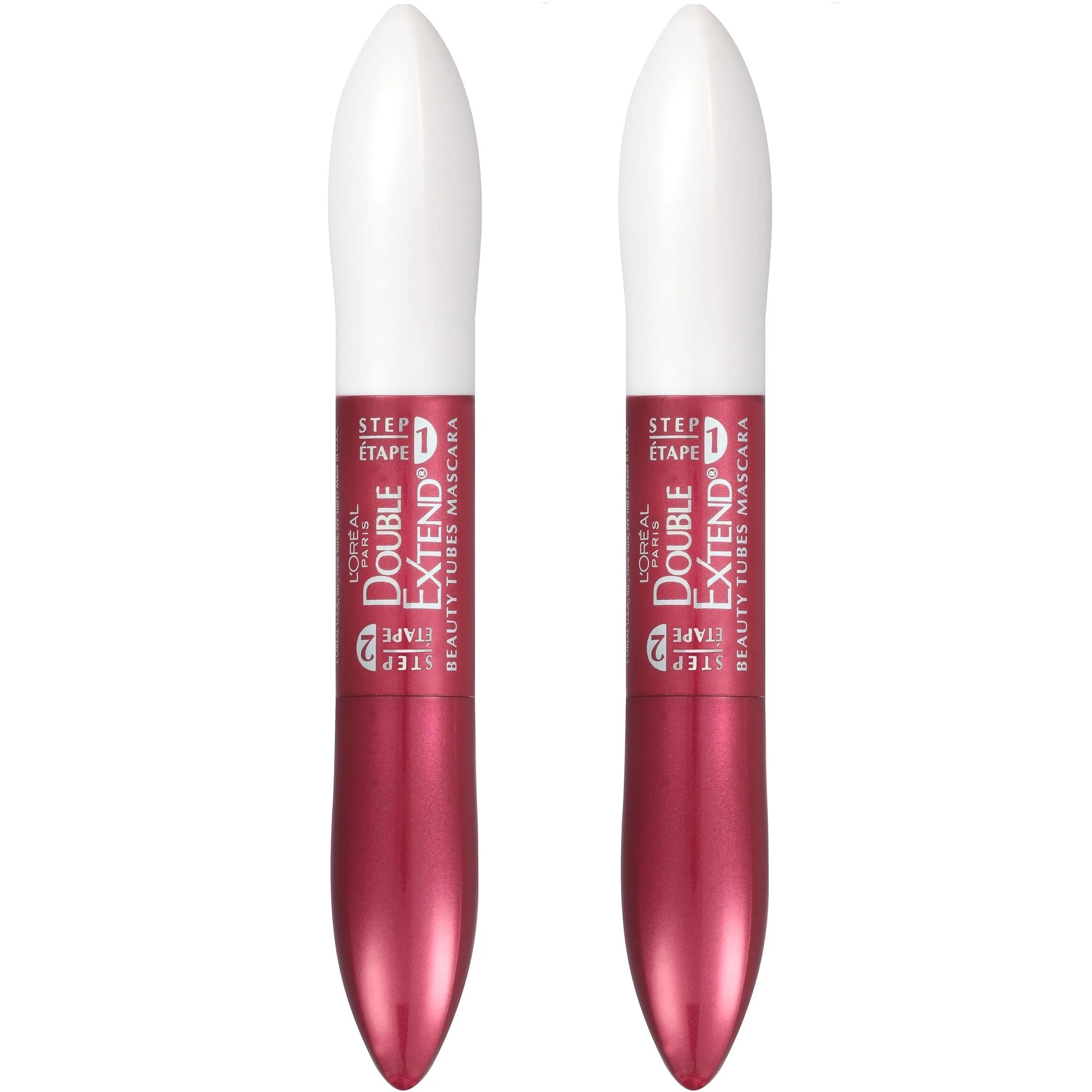 L'Oreal Paris Double Extend Tubing Mascara Black Pack of 2 | Lengthening 2 Step Mascara with Smudgeproof Finish - view 7