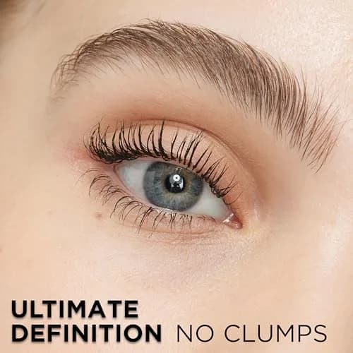 L'Oreal Paris Original Telescopic Mascara, Washable Blackest Black, 0.27 Fl Oz (0.54 Fl Oz Total) | Separates Lashes for Intense Length thumbnail 5