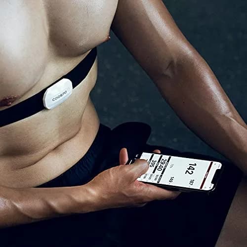 CooSpo H808S Heart Rate Monitor Chest Strap | ANT+ BLE HR Monitor, IP67 Waterproof, 300H Battery Life thumbnail 6
