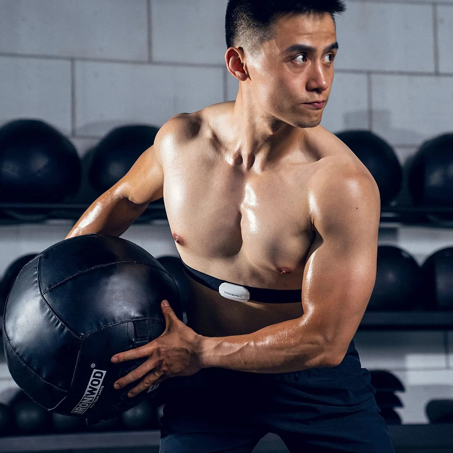 CooSpo H808S Heart Rate Monitor Chest Strap | ANT+ BLE HR Monitor, IP67 Waterproof, 300H Battery Life - view 8