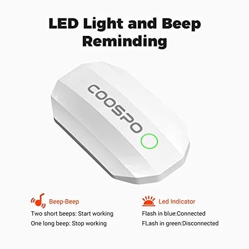 CooSpo H808S Heart Rate Monitor Chest Strap | ANT+ BLE HR Monitor, IP67 Waterproof, 300H Battery Life thumbnail 2