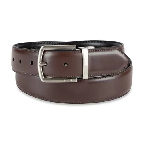 Tommy Hilfiger Men's Reversible Belt in Rich Black/Brown, Medium (34-36 Waist), 1.25-inch Width thumbnail 3