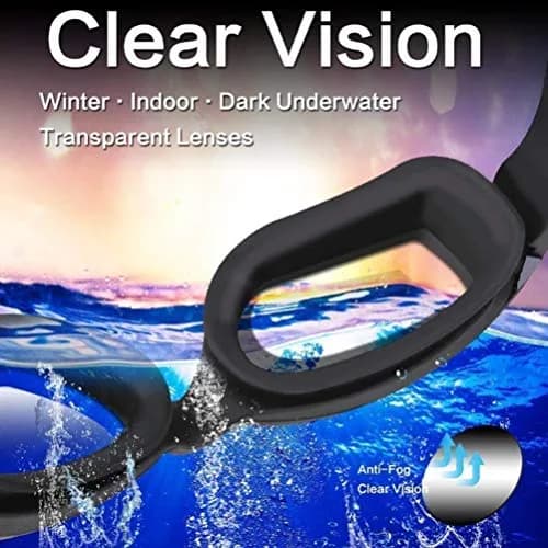 Emoly Swim Goggles No Leaking Anti Fog UV Protection for Adults & Kids | Comfortable Fit & Clear Vision thumbnail 6