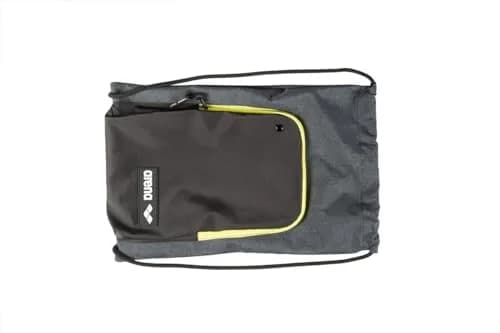 ARENA Team Sack Drawstring Swim Bag, Grey Melange | Water-Resistant & Backpack-Convertible thumbnail 2