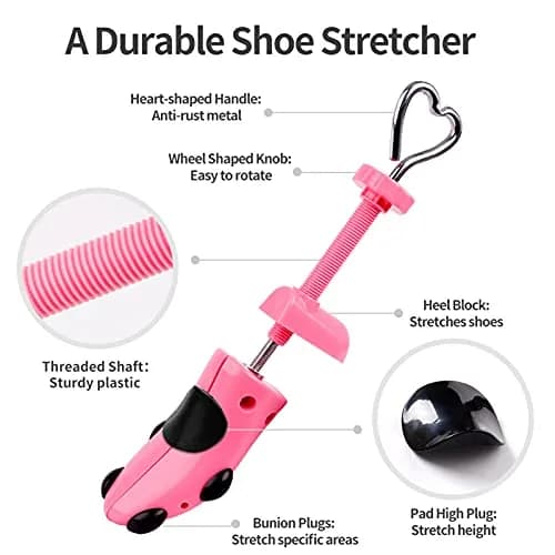 Topsome Shoe Stretcher for Women US 5.5-10 | 4-Way Expander Widener for Wide Feet & Bunions thumbnail 2