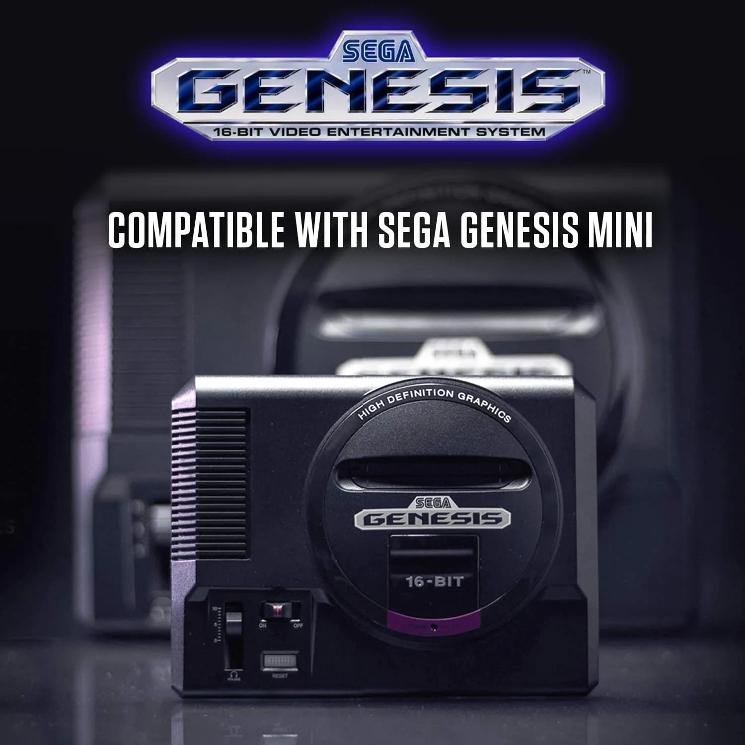 Retro-Bit Official Sega Genesis USB Controller 6-Button Arcade Pad for PC, Mac, Switch, PS3 | 290g (0.64lb) - view 7