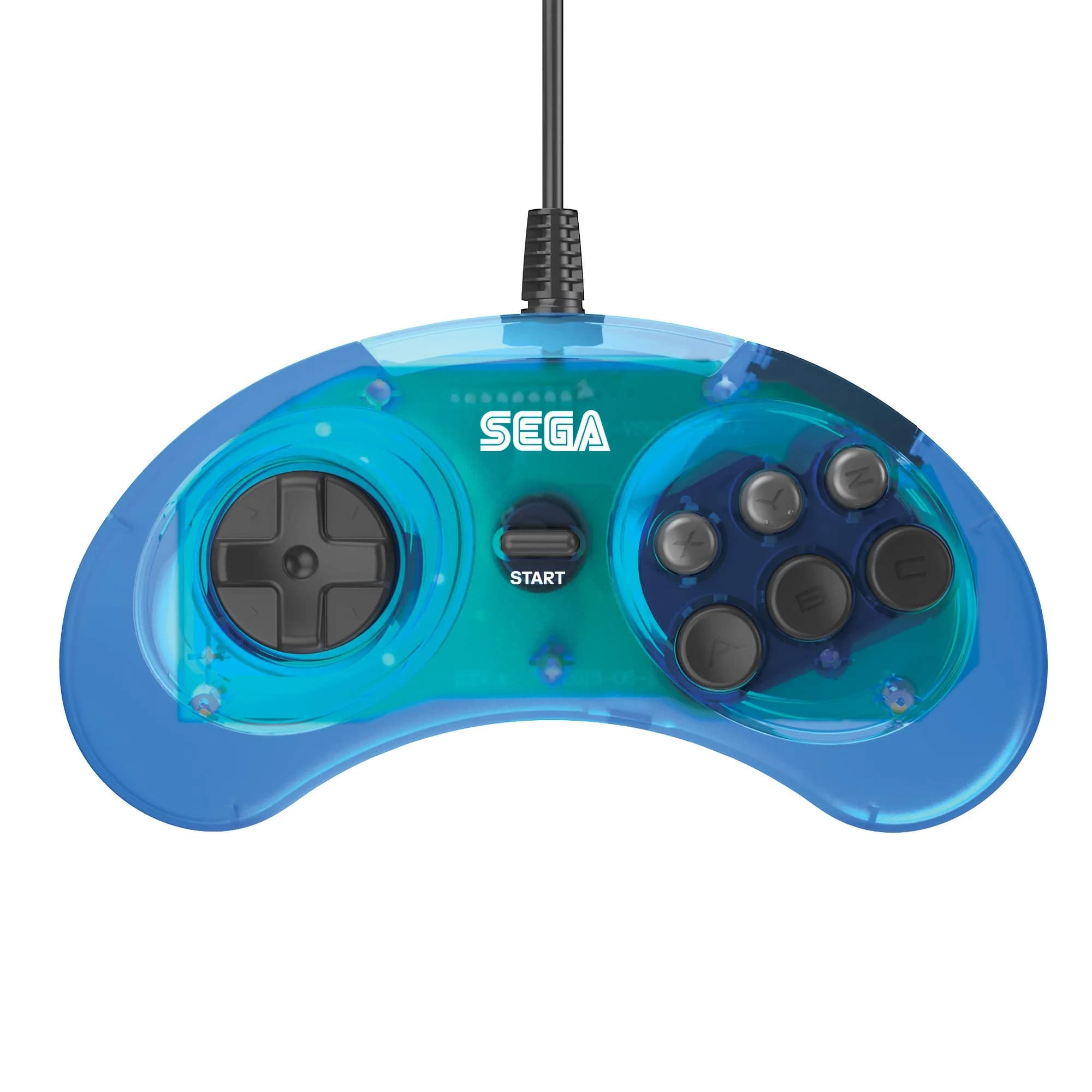 Retro-Bit Official Sega Genesis USB Controller 6-Button Arcade Pad for PC, Mac, Switch, PS3 | 290g (0.64lb) - view 2