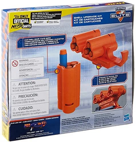 Nerf Upgrade Kit: 3 Shells, 9 Darts, Shell Holder | Foam Blaster Refill for Kids thumbnail 2