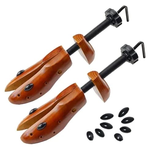 EchoDone 2-Way Wooden Shoe Stretcher for Men & Women, Large 28.5cm (11.2in) | Maintains Shoe Shape & Adjusts Fit thumbnail 1