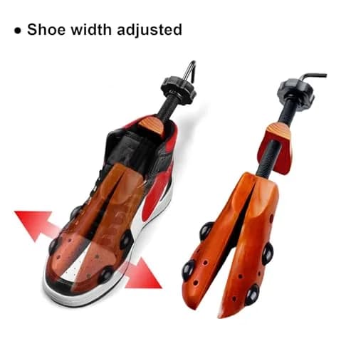 EchoDone 2-Way Wooden Shoe Stretcher for Men & Women, Large 28.5cm (11.2in) | Maintains Shoe Shape & Adjusts Fit thumbnail 4