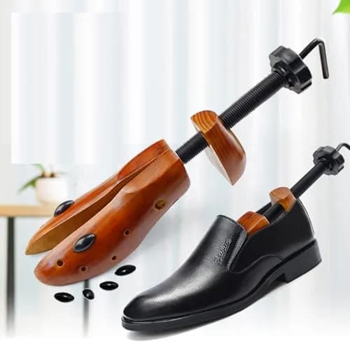 EchoDone 2-Way Wooden Shoe Stretcher for Men & Women, Large 28.5cm (11.2in) | Maintains Shoe Shape & Adjusts Fit thumbnail 5