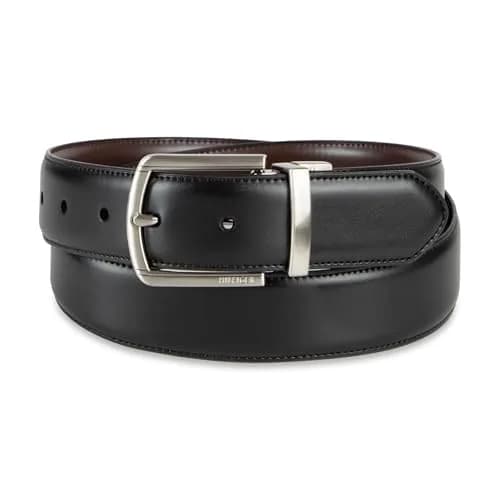 Tommy Hilfiger Men's Reversible Leather Belt XL (42-44) | Classic Black/Brown Casual Accessory thumbnail 2