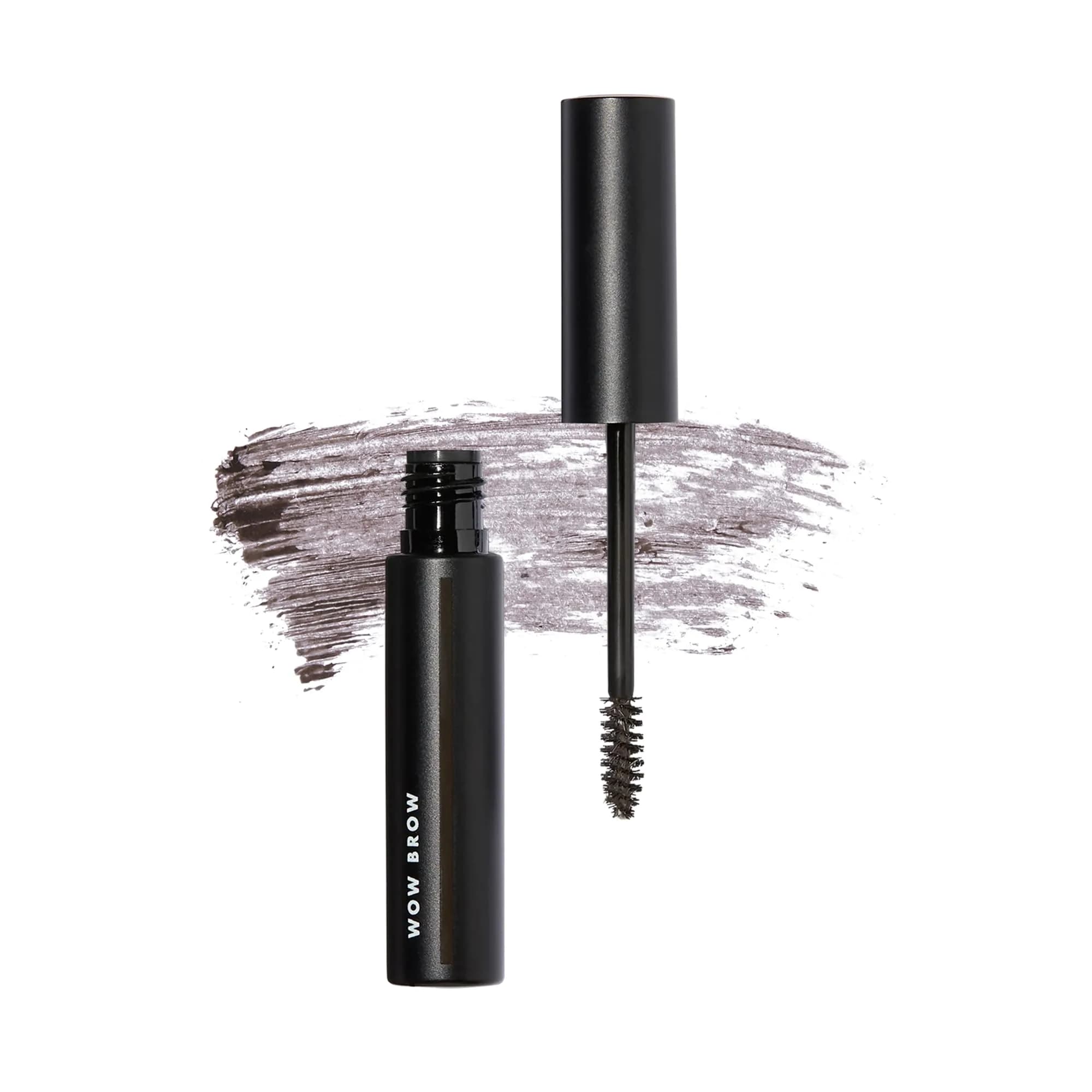 e.l.f. Wow Brow Gel, Volumizing, Buildable, Wax-Gel Hybrid, 3.5g | Locks Hairs In Place & Adds Natural Volume — Deep Brown
