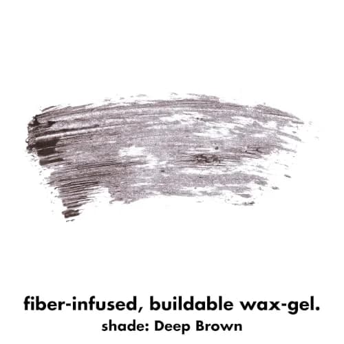 e.l.f. Wow Brow Gel, Deep Brown | Volumizing Wax-Gel Hybrid Locks Brows thumbnail 3
