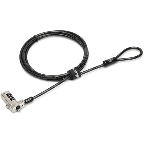Kensington N17 Combination Laptop Lock | 1.8m (6ft) Carbon Steel Cable, 10,000 Combinations thumbnail 4