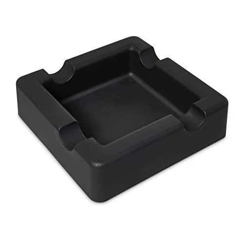 FairleeCove Cigar Ashtray for Large Gauge Cigars | Unbreakable Silicone, Wide Shelf, Indoor Outdoor Use thumbnail 2