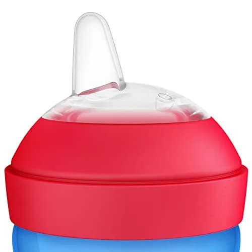 Philips Avent My Grippy Spout Sippy Cup, Soft Spout, 296ml (10 oz), 2-Pack | Leak-Proof & BPA-Free Toddler Cup thumbnail 7