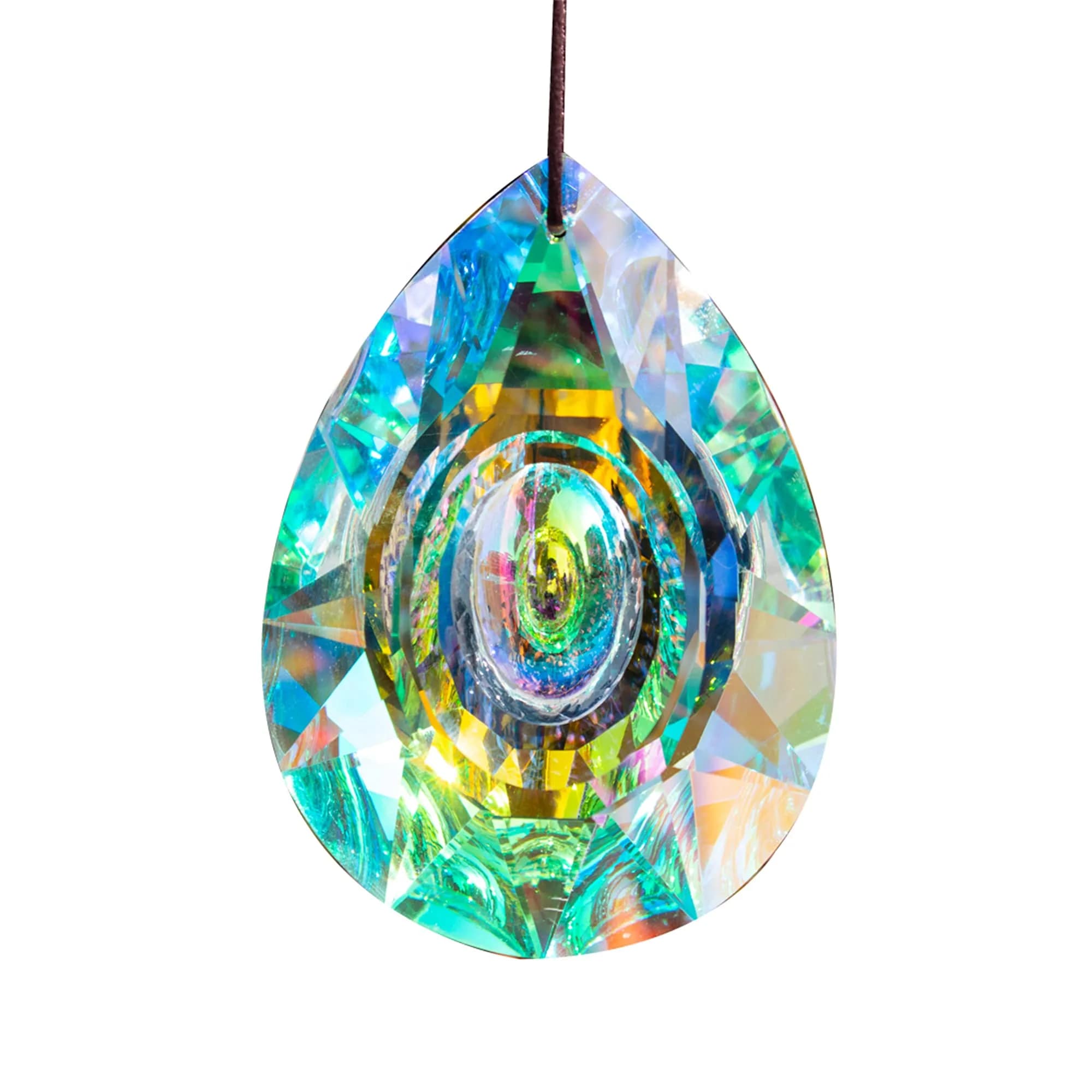 H&D HYALINE & DORA 89mm/3.5in Hanging Chandelier Crystals Prism Rainbow Sun Catcher