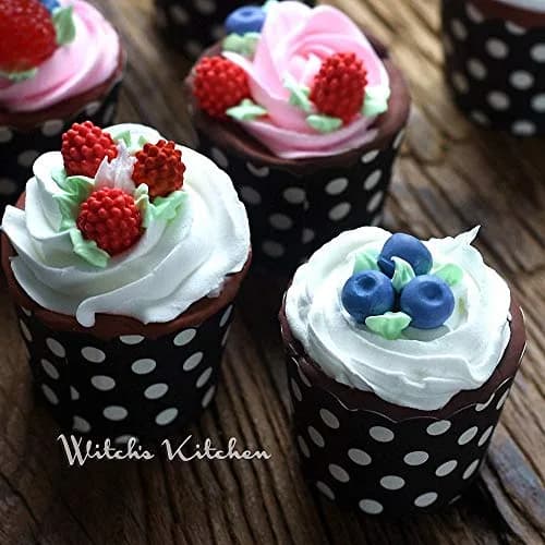 HiParty 3D Mini Silicone Fondant Molds Set | Realistic Berries for Cake & Cupcake Decor (2.3x3.1cm Strawberry) thumbnail 5
