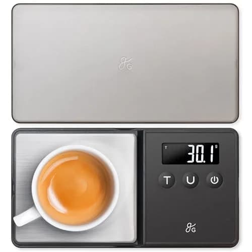 Greater Goods Digital Espresso Scale with 0.1g Precision, 750g Capacity | Compact, Accurate, for Home Espresso thumbnail 1